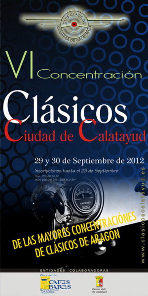 CLUB CLASICOS COMARCA CALATAYUD 6 CONCENTACION CLASICOS CIUDAD DE CALATAYUD copia