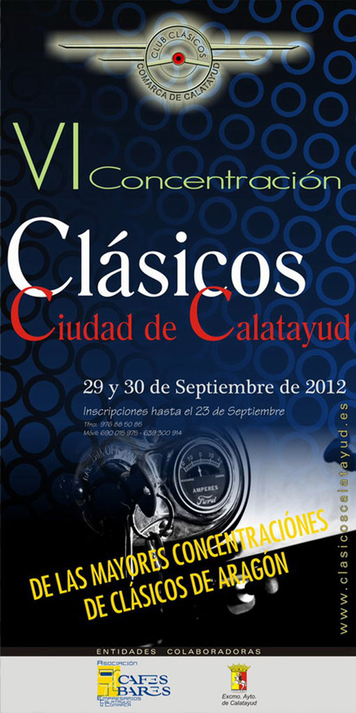 CLUB CLASICOS COMARCA CALATAYUD 6 CONCENTACION CLASICOS CIUDAD DE CALATAYUD